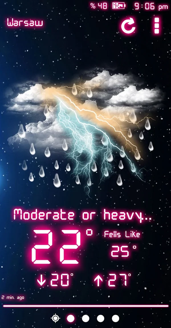 Weather Neon — A different color, a different mood